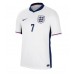 Camisa de time de futebol Inglaterra Bukayo Saka #7 Replicas 1º Equipamento Europeu 2024 Manga Curta